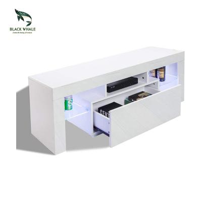 China Cheap Design Storage Smart Modern Furniture Manufacturer Wooden Led TV Stands Living Room Cabinets for sale