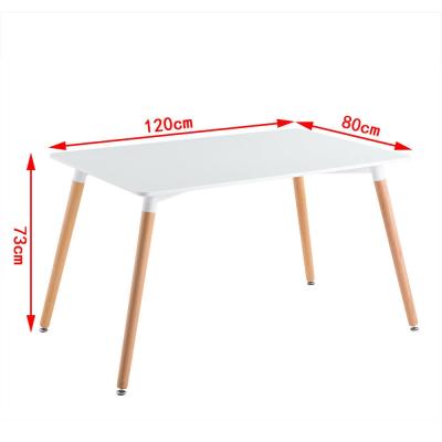 China Customizable Wooden Furniture Modern Home Wood Dining Office Restaurant Dining Table for sale