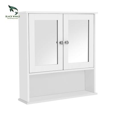 China Modern Furniture Modern Mirror Vanities Freestanding Organizer Above Wall Mounted Toilet Bathroom Cabinet for sale