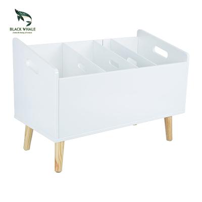 China Wooden Organizer Children Cabinets Kids Toy Storage Box Home MDF Modern Furniture Supplier Modern Display for sale