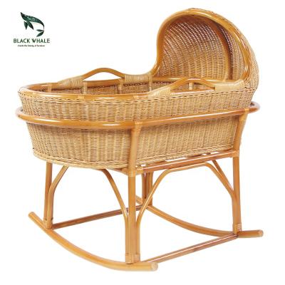 China Health Cunas Para Lit Bebe Baby Product Nest Rattan Crib Cradle Beds Huts for sale