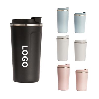 China Sustainable Engraved Custom Logo Stainless Steel Travel Thermal Coffee Mug Eco Friendly Vacuum Insulated for sale