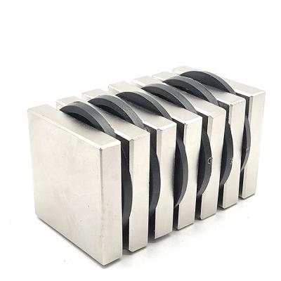 China Custom Super Strong Industrial Magnet Rare Earth Square Magnet N35-52 Neodymium Permanent Magnet for sale