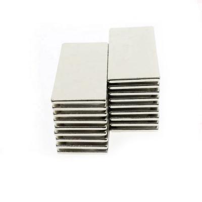 China Industrial Square Neodymium Magnet N35-N52 Rare Earth Magnetic Material Sheet Industrial Motor Magnet for sale