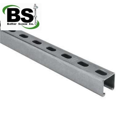 China Construction Best Selling Hot Dipped Galvanized Steel Strut Channel Unistrute Steel Channel for sale