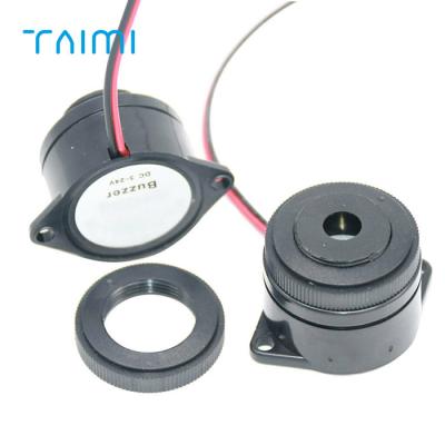 China Zumbador electrónico de la alarma del zumbador de DC 3V-24V del zumbador del espiral del alambre activo piezoeléctrico electrónico del agujero en venta