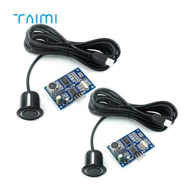 China 2.5M Cable ABS Distance Measurement Ultrasonic Sensor Range 600cm for sale