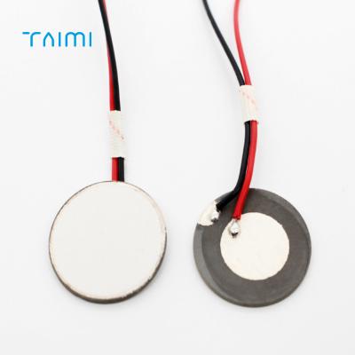 China RoHS CE Piezo Ceramic Disc 24V 0.8A Piezoelectric Ceramic Transducer for sale