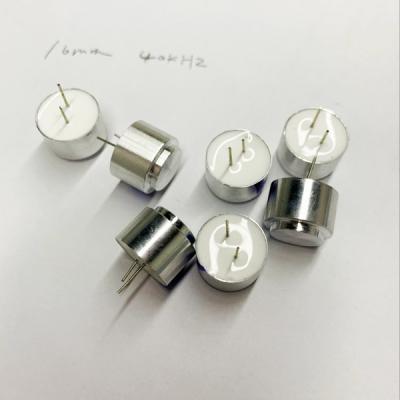 China 16mm 40khz maken Ultrasone Zender PIN Terminal waterdicht Te koop