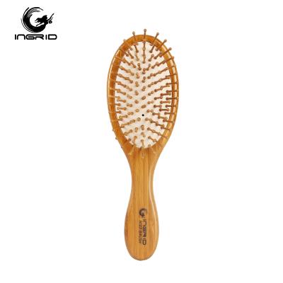 China Professional Salon Tools Private Label Hair Scalp Massager Bamboo Hairbrush Paddle Brush Detangling Brush For Woman for sale