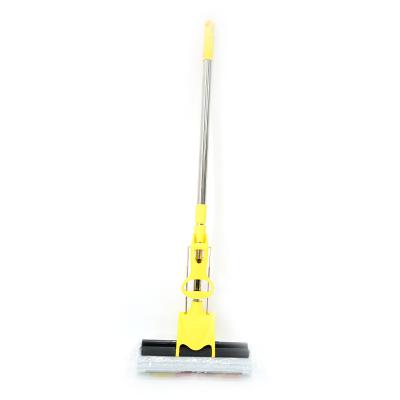 China Topwill Sustainable Home Easy Folding Household Cleaning Broom Innovative Floor Cleaning Flat Mop With Microfiber Mop Pad for sale