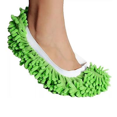 China Topwill Multi-Functional Viable Polyester Cleaning Slipper Shoes Wipe Floor Cloth Dust Slipper Floor Cleaner Slippers Cleaning Cover for sale