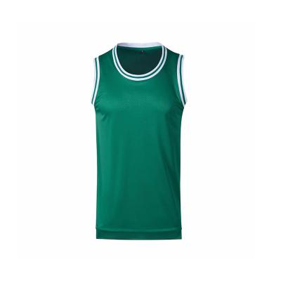 China Wholesale Antibacterial Quick-Drying Basketball Tank Top Mens Training Athlete Suit Vest Sleeveless Vest for sale