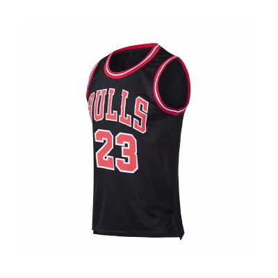 China Antibacterial the latest high quality stitching basketball uniform from no. 23 mode sublimation and quick-drying for sale