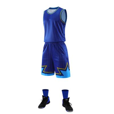 China Custom printed antibacterial low price basketball tank top polyester quick-drying basketball tank top for sale