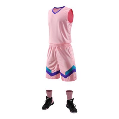 China OEM Sports Antibacterial Customizable Basketball Uniforms Casual Basketball Uniforms for sale