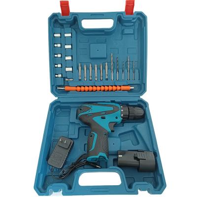 China High Quality Li-ion Electric Screwdriver Machine 24V Cordless Baterry Power Drill Kit Tools GJX024 for sale