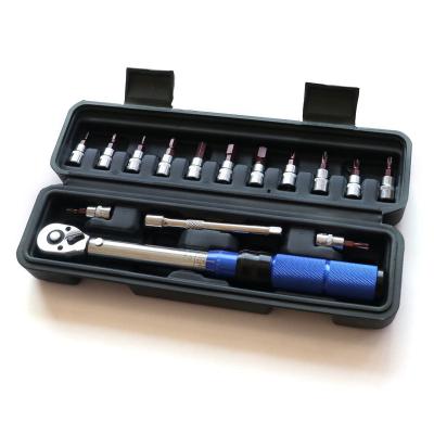 China New DIY Tools Durable 15 Piece 1/4 Torque Wrench Set 2-25NM Bicycle Torque Wrench Tool for sale