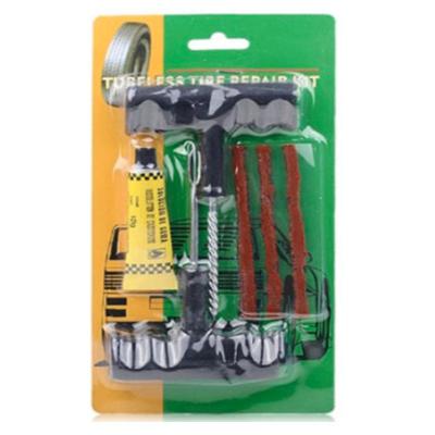 China Tire Repair Kit Tools 6pcs in One Emergency Tire Patch Kit Hand Tool To Repair Tires WR001 for sale