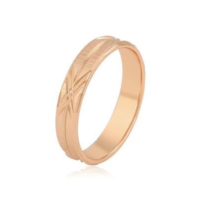 China CLASSIC Simple Elegant Rose Gold Fashionable Neutral Beautiful All-match Environmental Copper Ring for sale