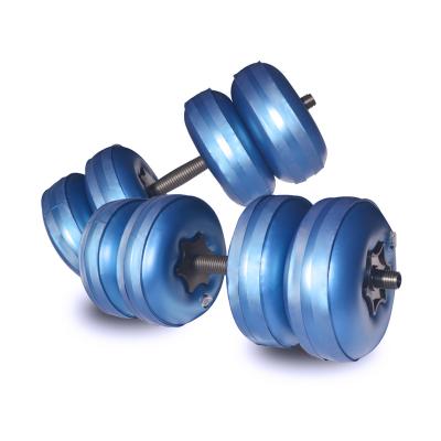 China Deiris Portable Fitness Gym Water Dumbbell Adjustable Weight 5kg 10kg 20kg Factory Directly Produce For Home Use for sale