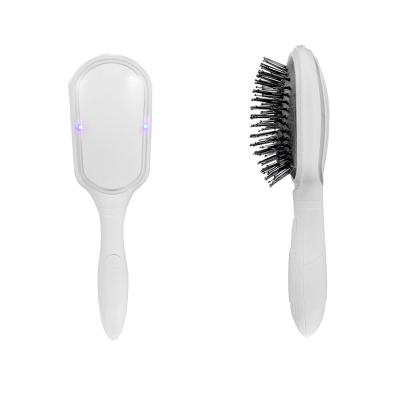 China Best Hottest and Newest Compact Straightening Battery Powered Ionic Brush for African American Hair for sale