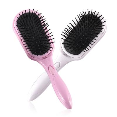 China 2019 compact electric hair straightener brush for sale