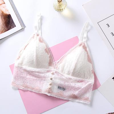 China High Quality Luxury Fashion Comfortable Creative Women Breathable Lace Up Bralette Without Underwire for sale