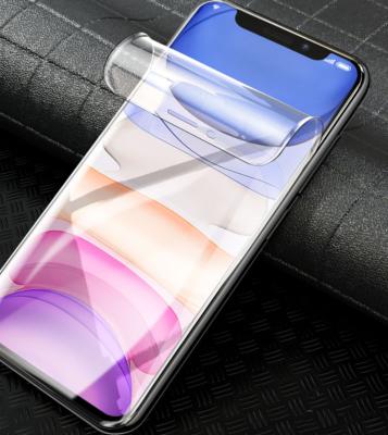 China 99% Clear Full Coverage Hydrogel Film Screen Protector for iPhone X XR XS max 11 12 13 pro for sale