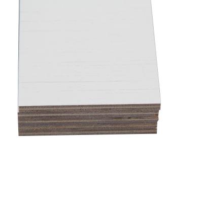 China Furniture Decoration Melamine Plywood, Low Pressure Laminated Fomica Plywood For Furniture, Matte White for sale