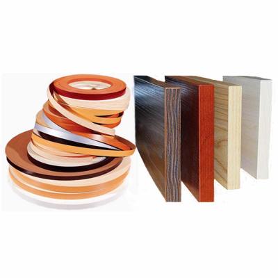 China Eco - Friendly Melamine Woodworking Furniture Lashing Edge Anti - Corrosion Strip PVC Dark Edging for sale