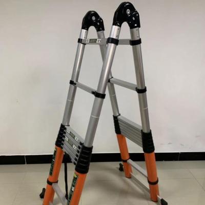 China Aluminum Folding Ladders Multi Purpose Extension Portable Telescopic Swivel Ladder for sale