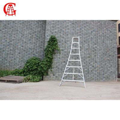 China Aluminum Folding Ladders Tripod Fruit Picking Step Ladder Orchard Harvest Ladder for sale