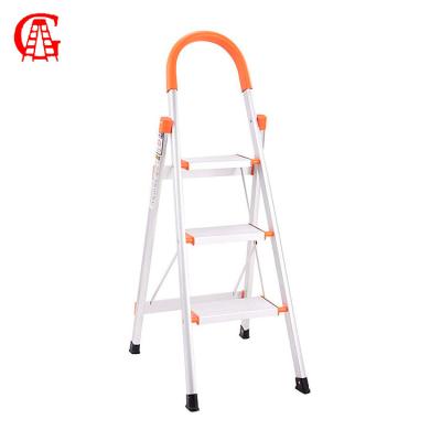 China Folding Ladders Folding Step Stool Aluminum 3 Foot Ladder Step Stool Folding Ladder Platform Stool for sale