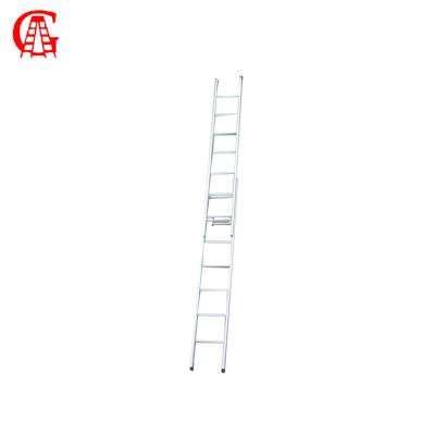 China Universal Folding Ladders Insulation Fiberglass Ladder Slight Burn Sided Extension Ladder for sale