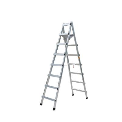 China Folding Ladders Folding Ladder Adjustable High Quality Aluminum Material Aluminum Ladder for sale