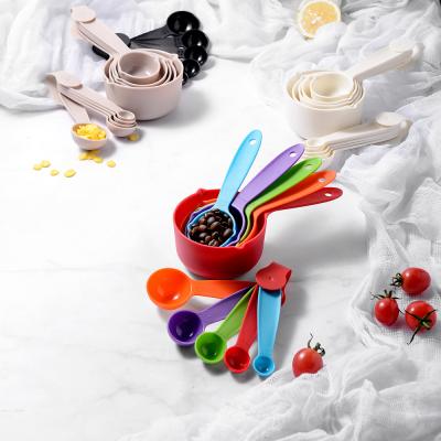 China Viable Colored Plastic Doser Measuring Cup 10 Sets for sale