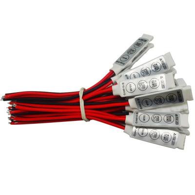 China For RGB 5050 3528 2835 mini 3Keys RGB LED Infrared Led Strip Controller For RGB LED Strip Lights for sale