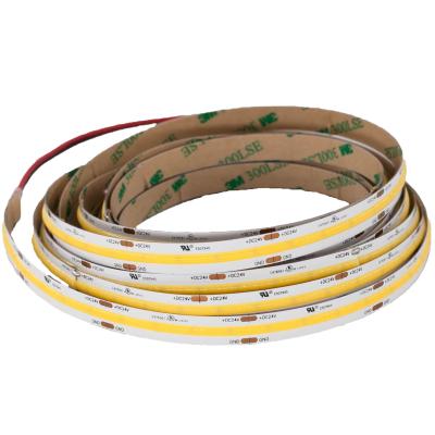 China Hot Selling Adjustable LANDSCAPE COB LED Strip With 24V 20W/M Ra 90 IP20 12mm 576LEDS/M CCT for sale