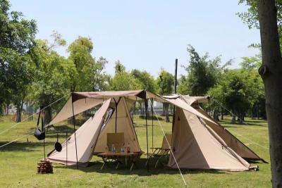 China Extended Type Outdoor camping tent with 2 rooms 1 living room waterproof extra large space 12 persons tent family tent for sale