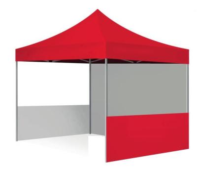 China Hexagonal/Diamond Ground Nail custom 600D printed pop up tents for sale