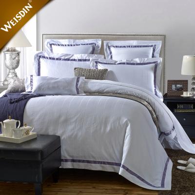 China Latest Designs Nondisposable Wholesale 100% Hotel Bed Linen Cotton Sheets Duvet Cover Sets Bedding Sets for sale