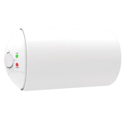 China Pipe connection in YALICE economical left side or right side horizontal minimum storage electric water heater for sale