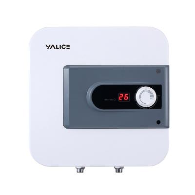 China YALICE Fast Heating Over Sink Digital Display Square Electric Water Heater for sale