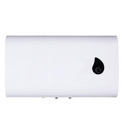 China Horizontal Water Heater Economic Slim Model 30L 50L 80L 100L Hotel Electric Storage For Bathroom for sale