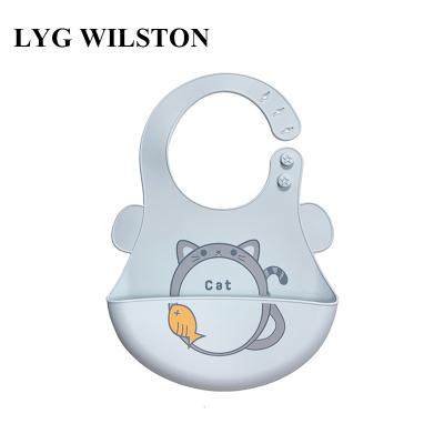 China Wholesale Baby Silicone Antibacterial Bib Large,Soft Food Grade,Custom Silicone Feeding Bibs For Babies OEM Manufacturer for sale