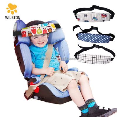 China 100% Cotton Sleep Infants And Baby Support Band Head Car Seat Straps Adjustable Blankets Sleep Positioner for sale