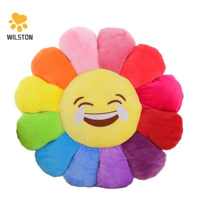 China Massage Floor Mat Cute Flower Soft And Comfortable Flower Floor Cushion For Kids Play Multicolor for sale