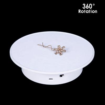 China Soft And Steady Electric 20cm 360 Rotating Motorized Photography Display Turntable for sale