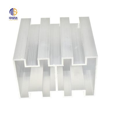 China Store Front Aluminum Extrusion Profile Door Or Door 100mm*65mm Original Color For Exterior Villas Decoration for sale